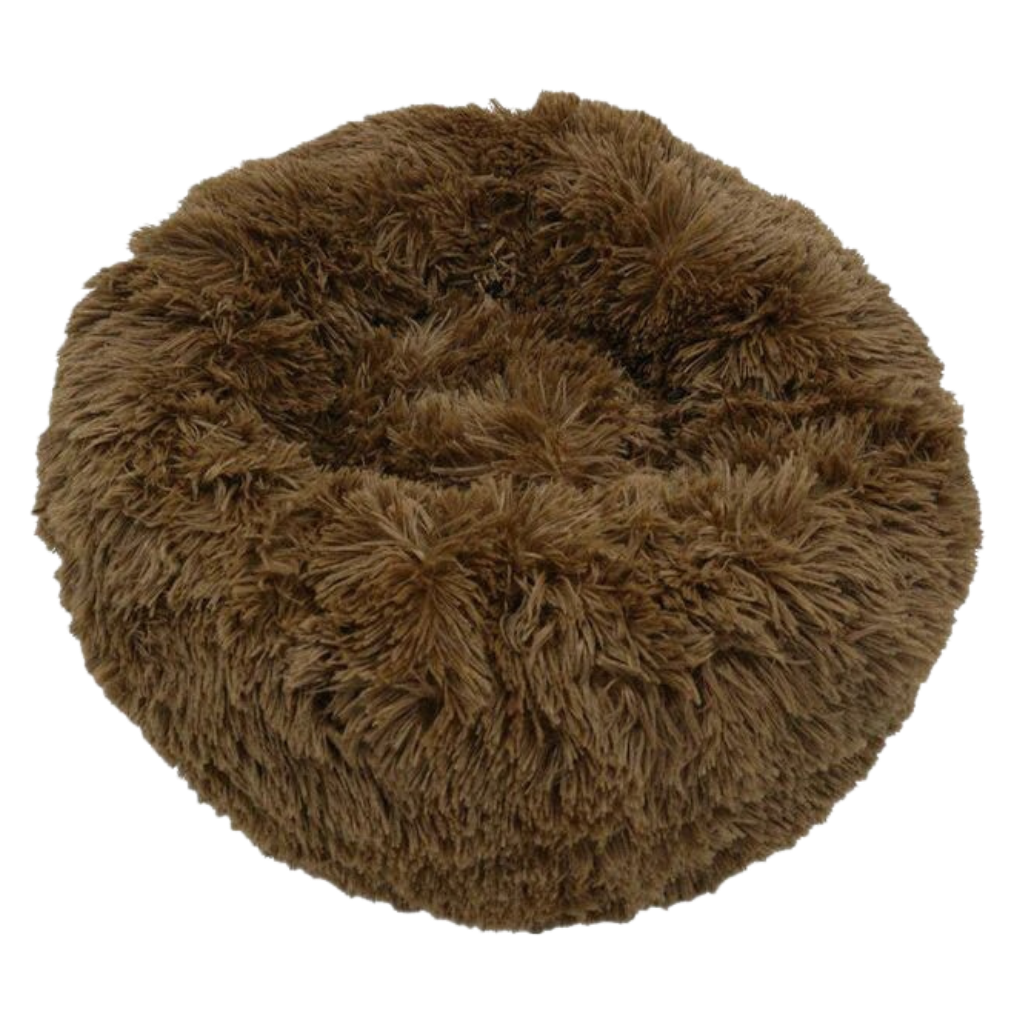 Fluffy Plys Donut Kæledyrsseng