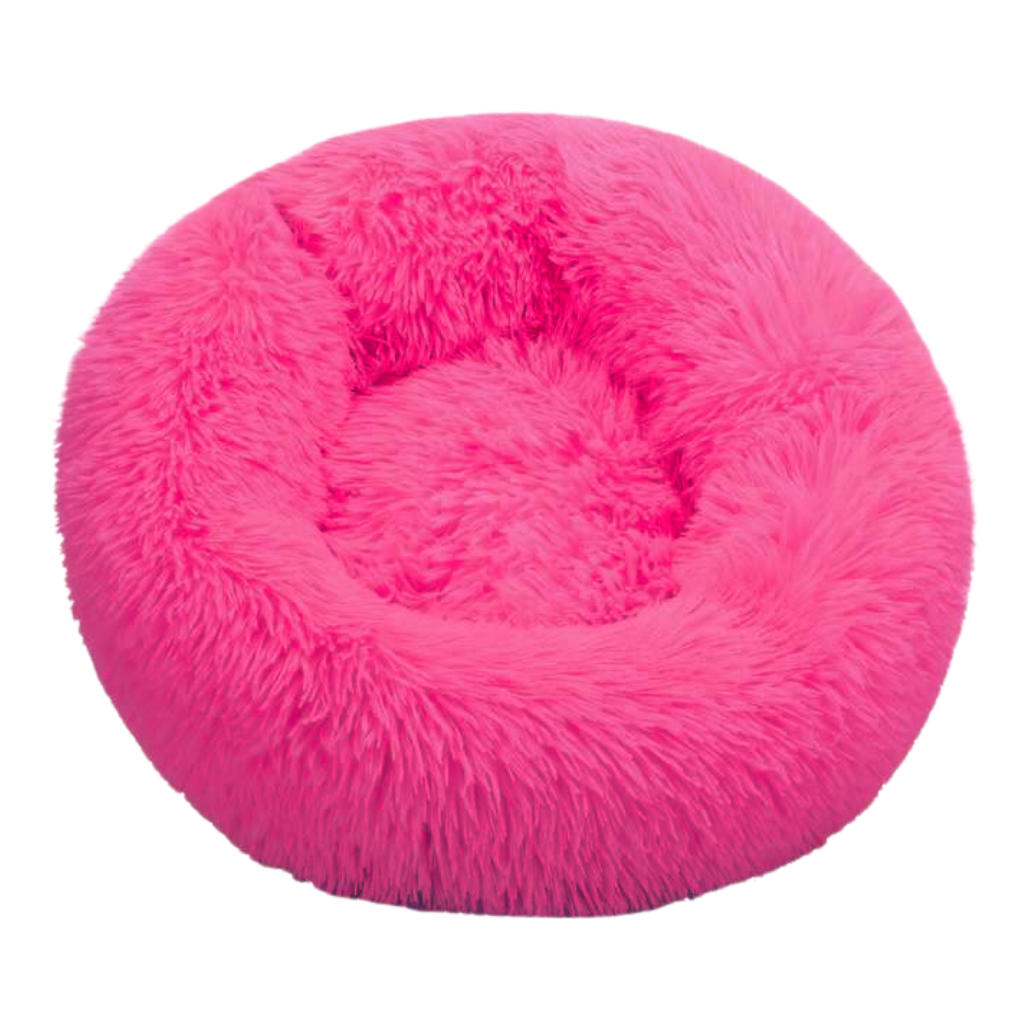 Fluffy Plys Donut Kæledyrsseng