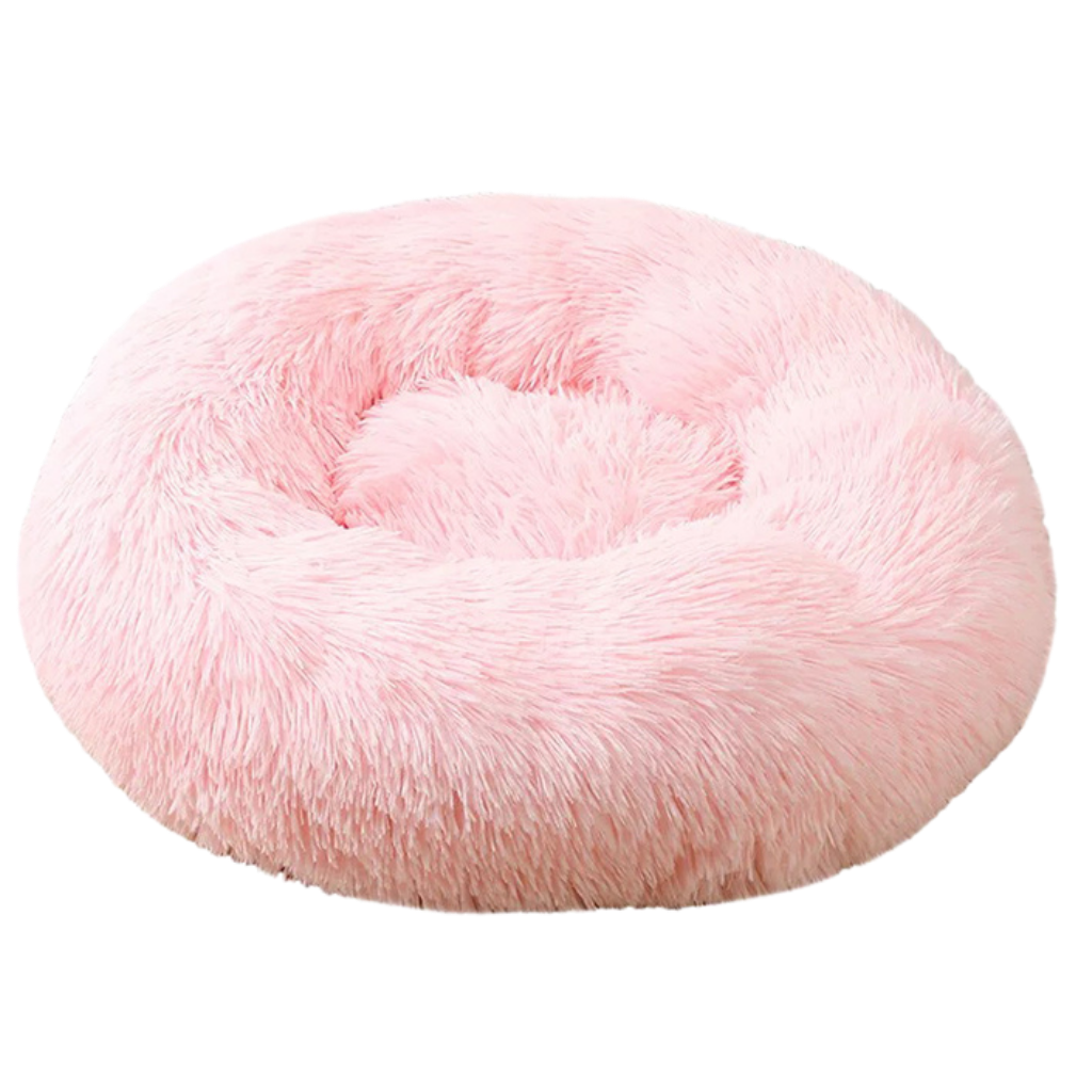 Fluffy Plys Donut Kæledyrsseng
