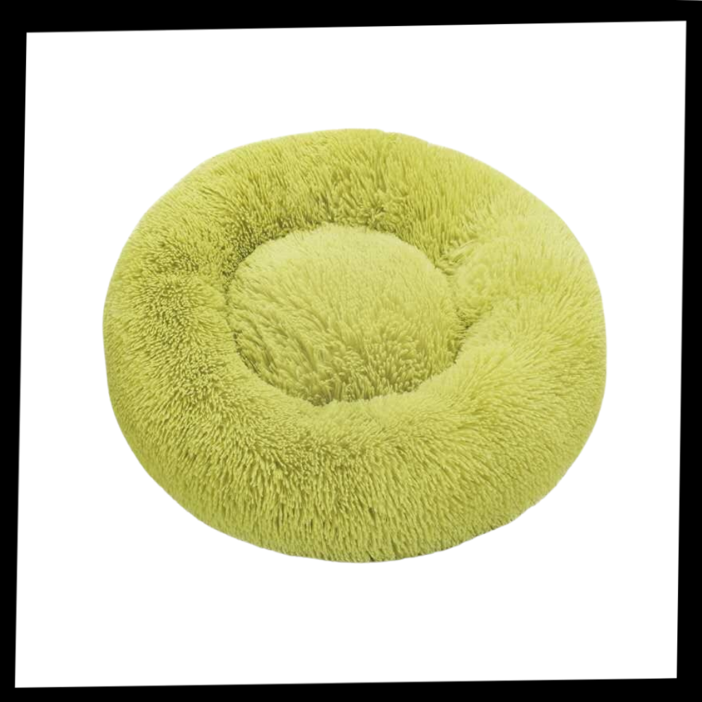 Fluffy Plys Donut Kæledyrsseng - Ozerty