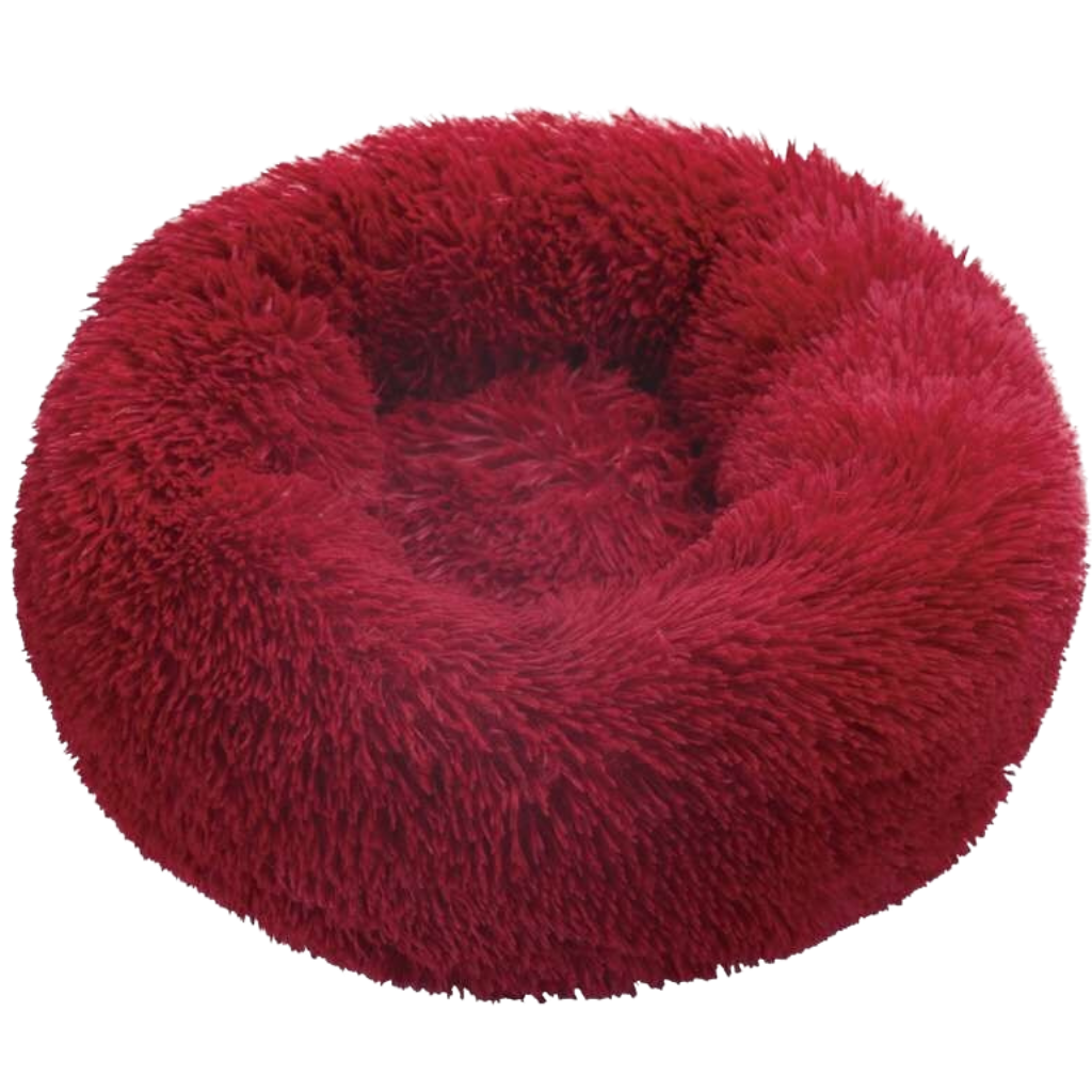 Fluffy Plys Donut Kæledyrsseng