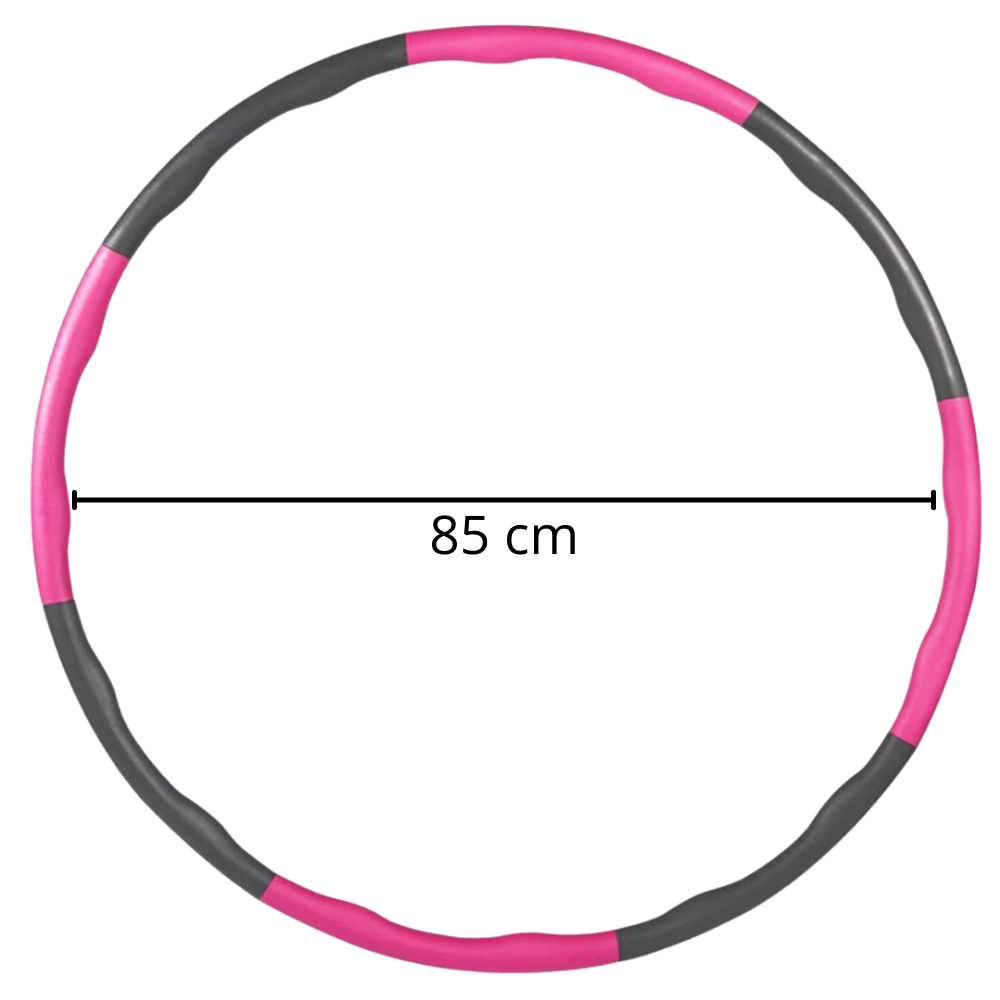 Polstret justerbar fitness hula hoop - Ozerty