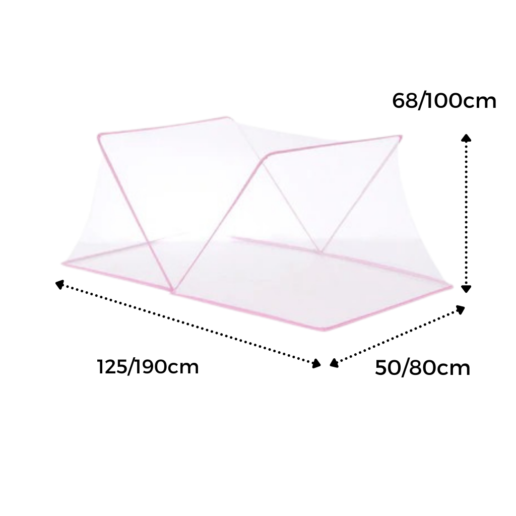 Sammenfoldeligt myggenet til senge - Ozerty