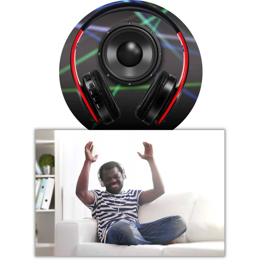 Sammenfoldelige bluetooth-hovedtelefoner - Ozerty