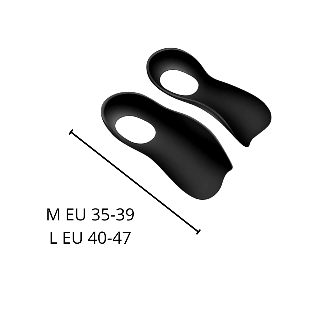 Ortopædiske indlægssåler til flade fødder - Ozerty