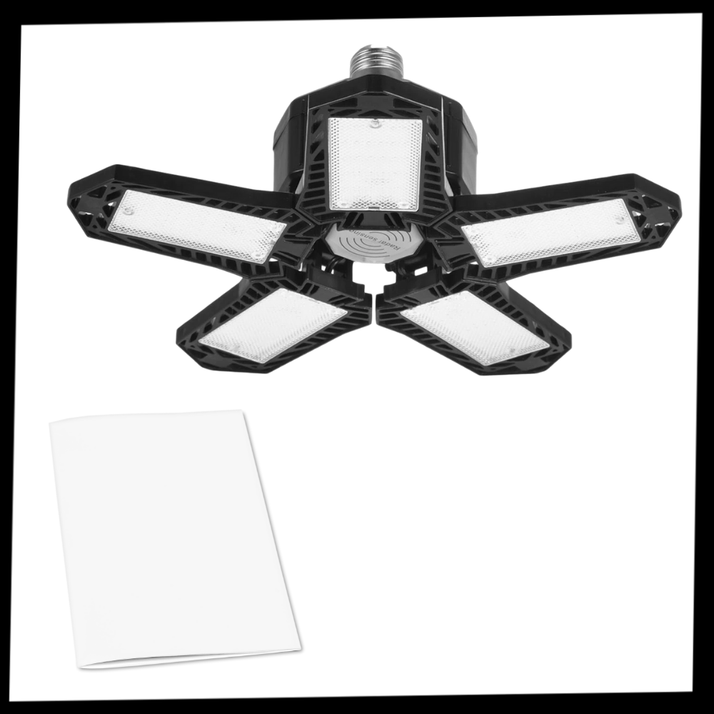 Garagelys med 5 sammenklappelige paneler - Ozerty