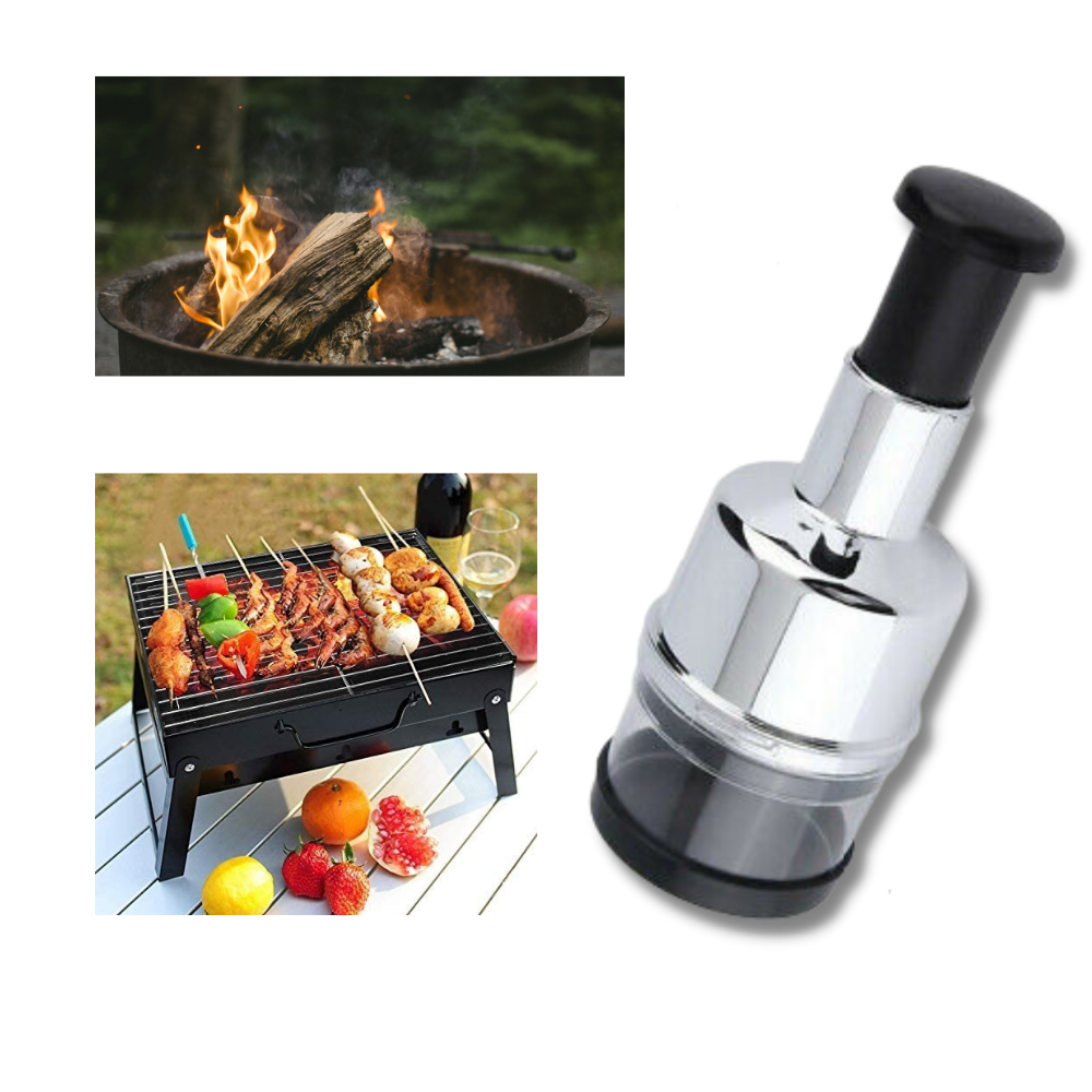 Hvidløgshakker i rustfrit stål - Ozerty