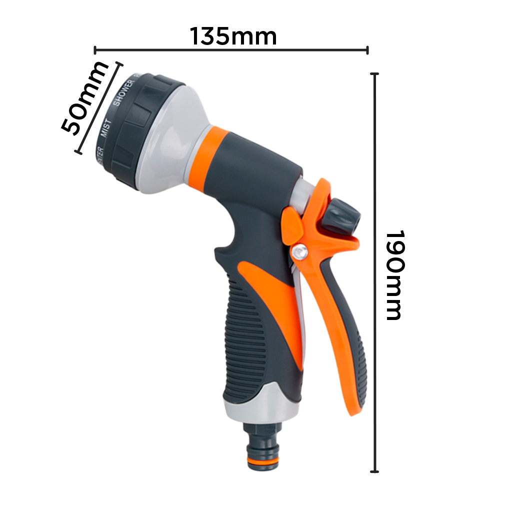 Sprøjtepistol til Haveslange 8 Indstillinger - Ozerty