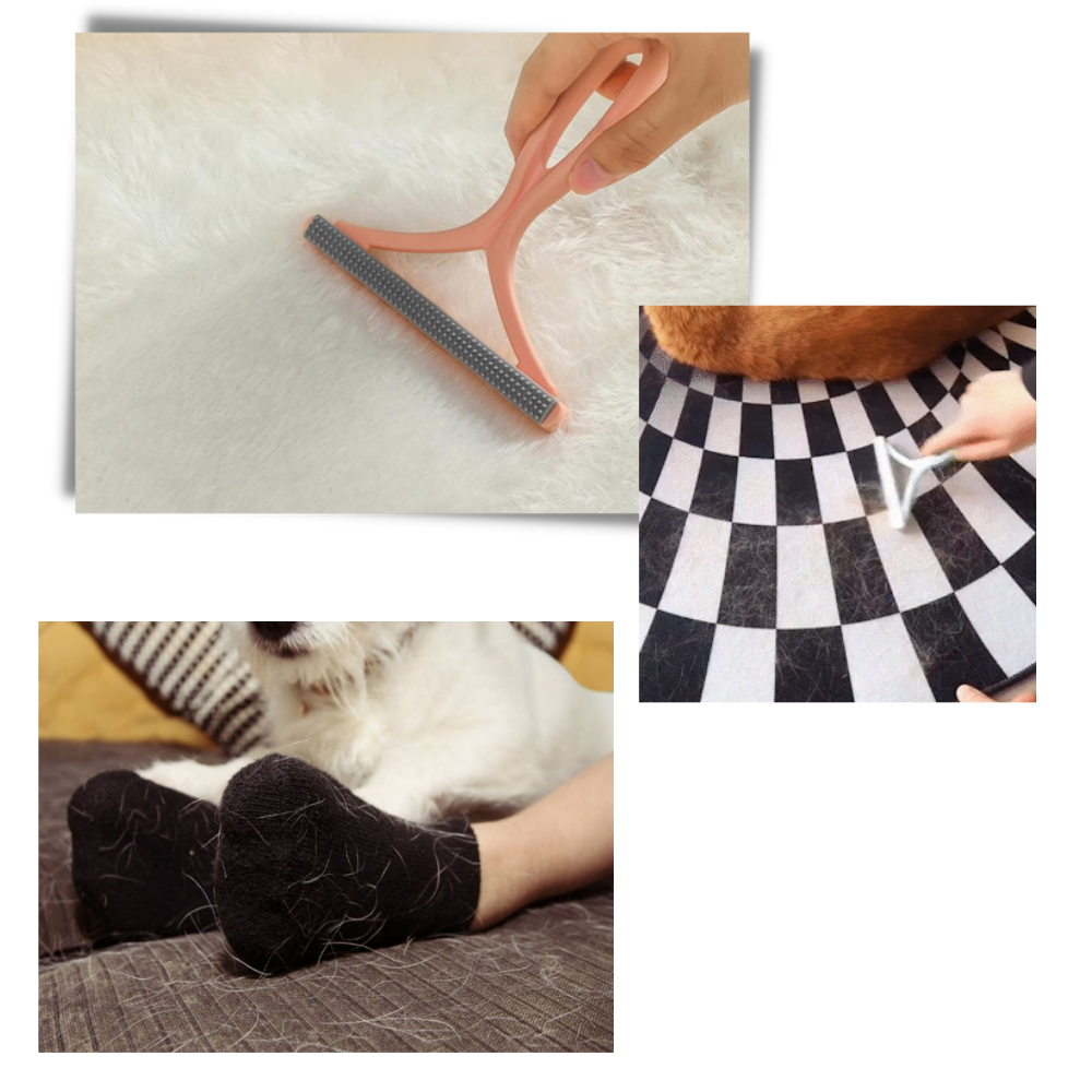 2 Stk. dobbeltsidet manuel hårfjerner til tøj - Ozerty