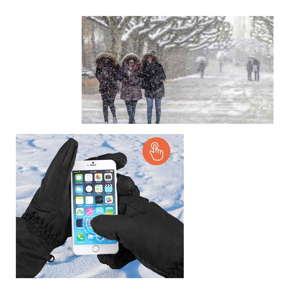 Elektriske opvarmede handsker til vinter - Ozerty