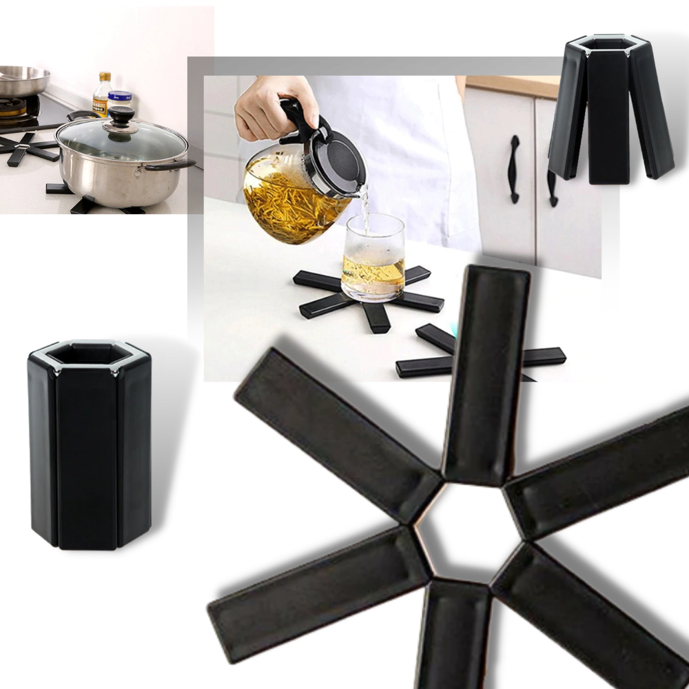 Foldbar sekskantet grydelappe - Ozerty