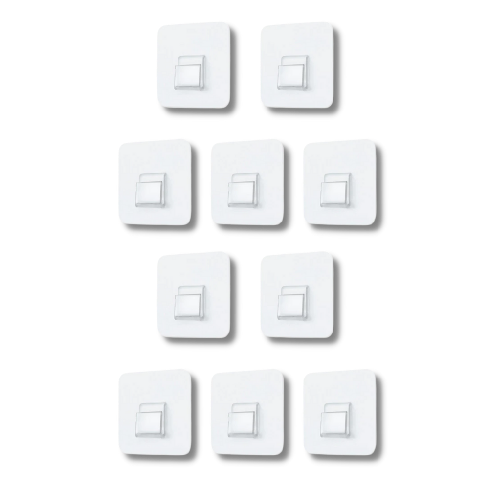 Pakke med selvklæbende vægkroge - Ozerty