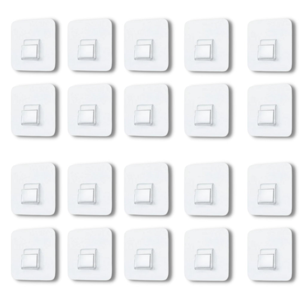 Pakke med selvklæbende vægkroge - Ozerty