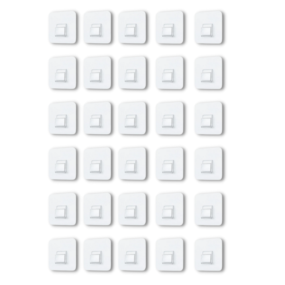 Pakke med selvklæbende vægkroge