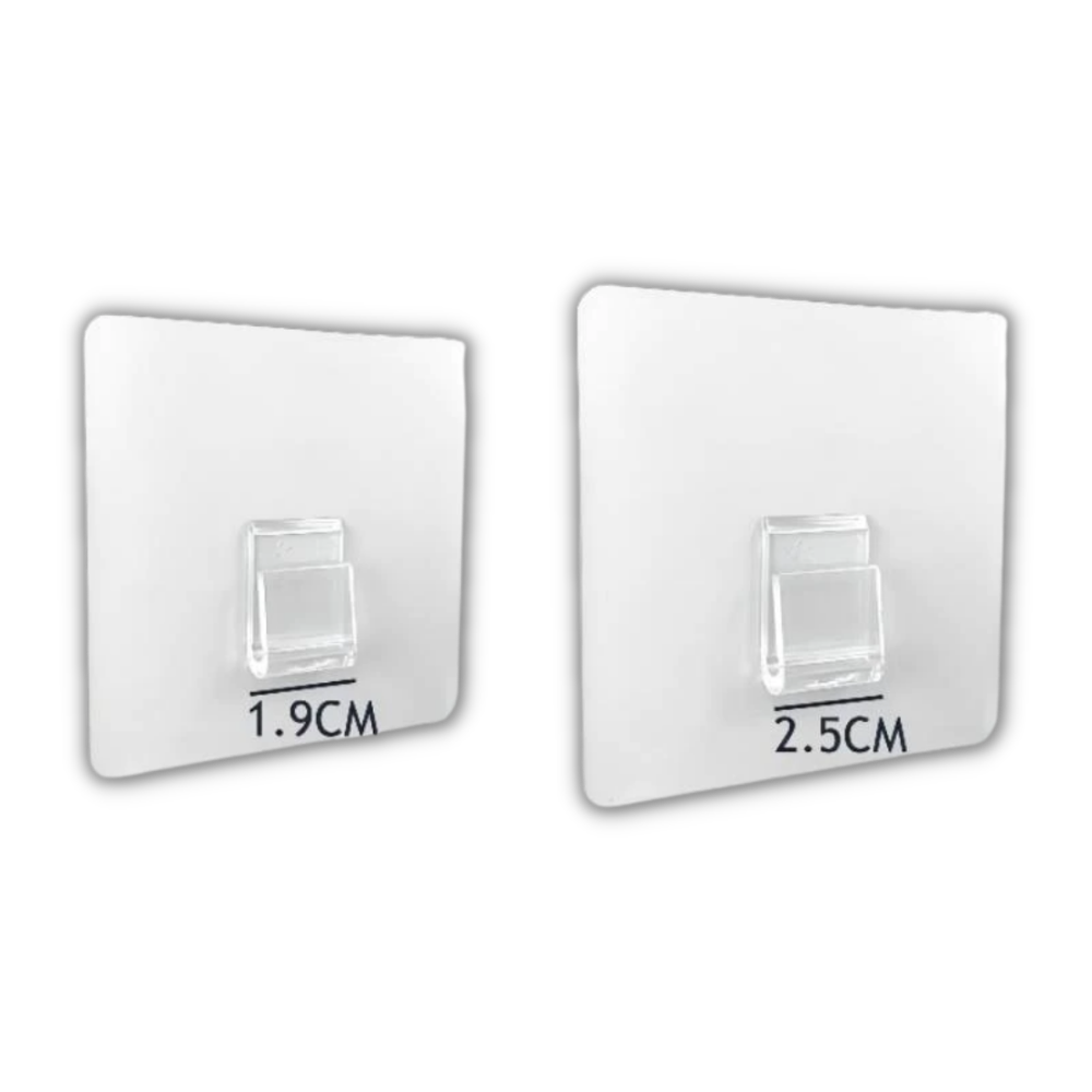 Pakke med selvklæbende vægkroge - Ozerty