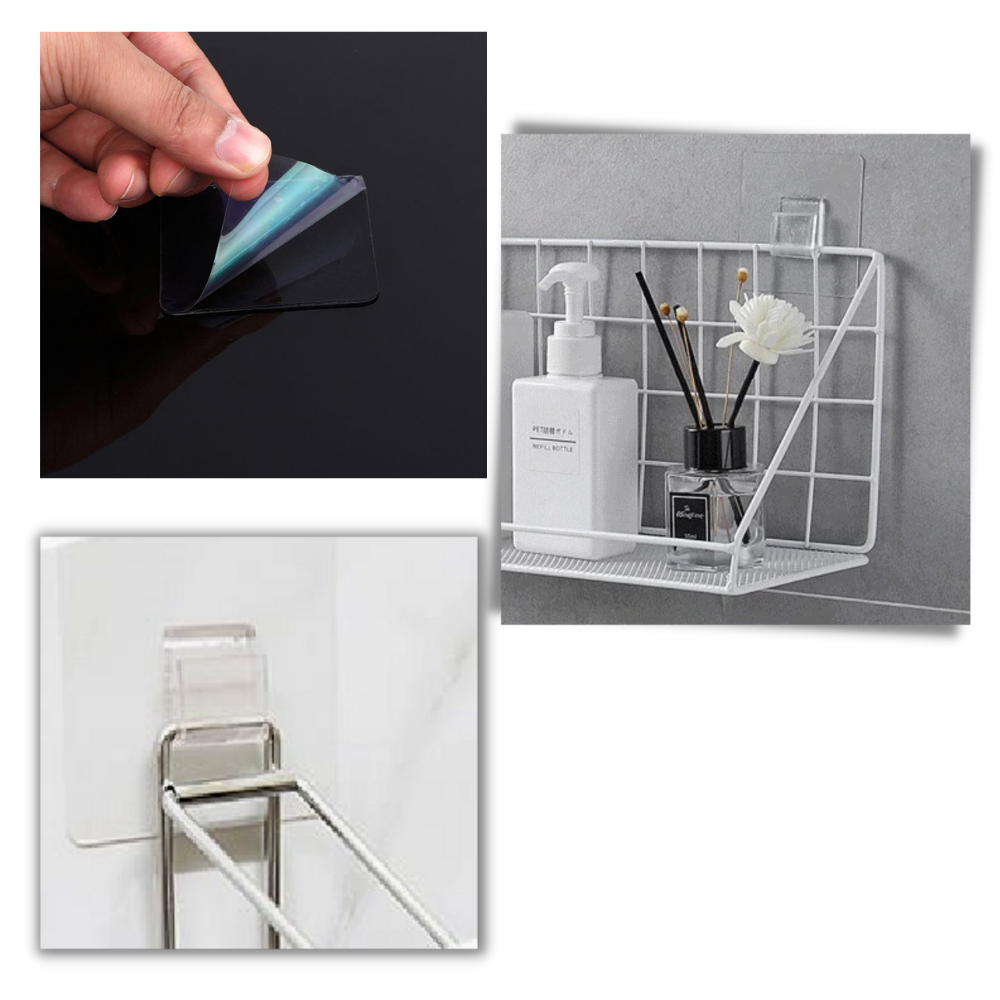 Pakke med selvklæbende vægkroge - Ozerty