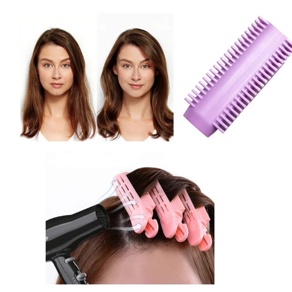 Pakke med 4 instant hair volumizer klips - Ozerty