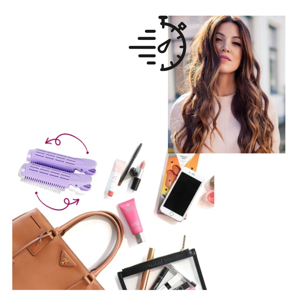 Pakke med 4 instant hair volumizer klips - Ozerty