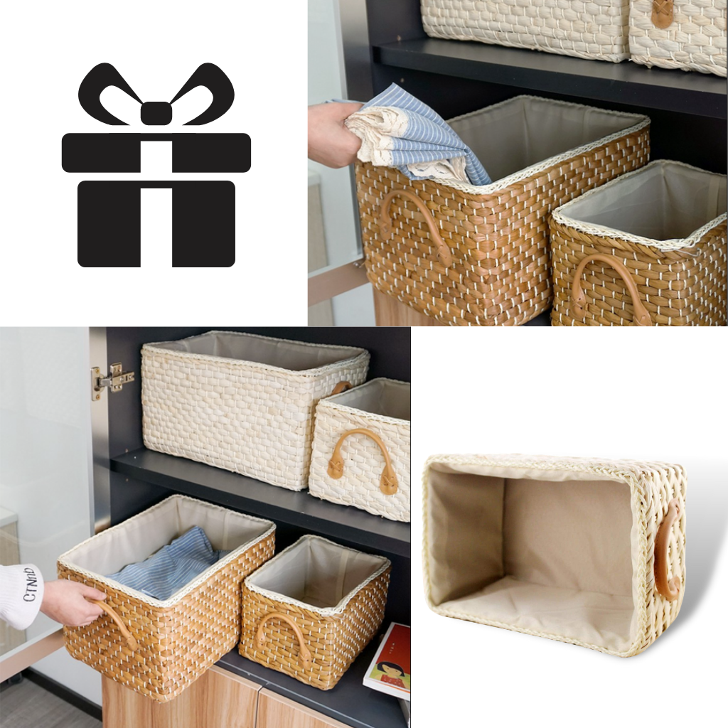 Håndvævet Kurv af Flet - Ozerty