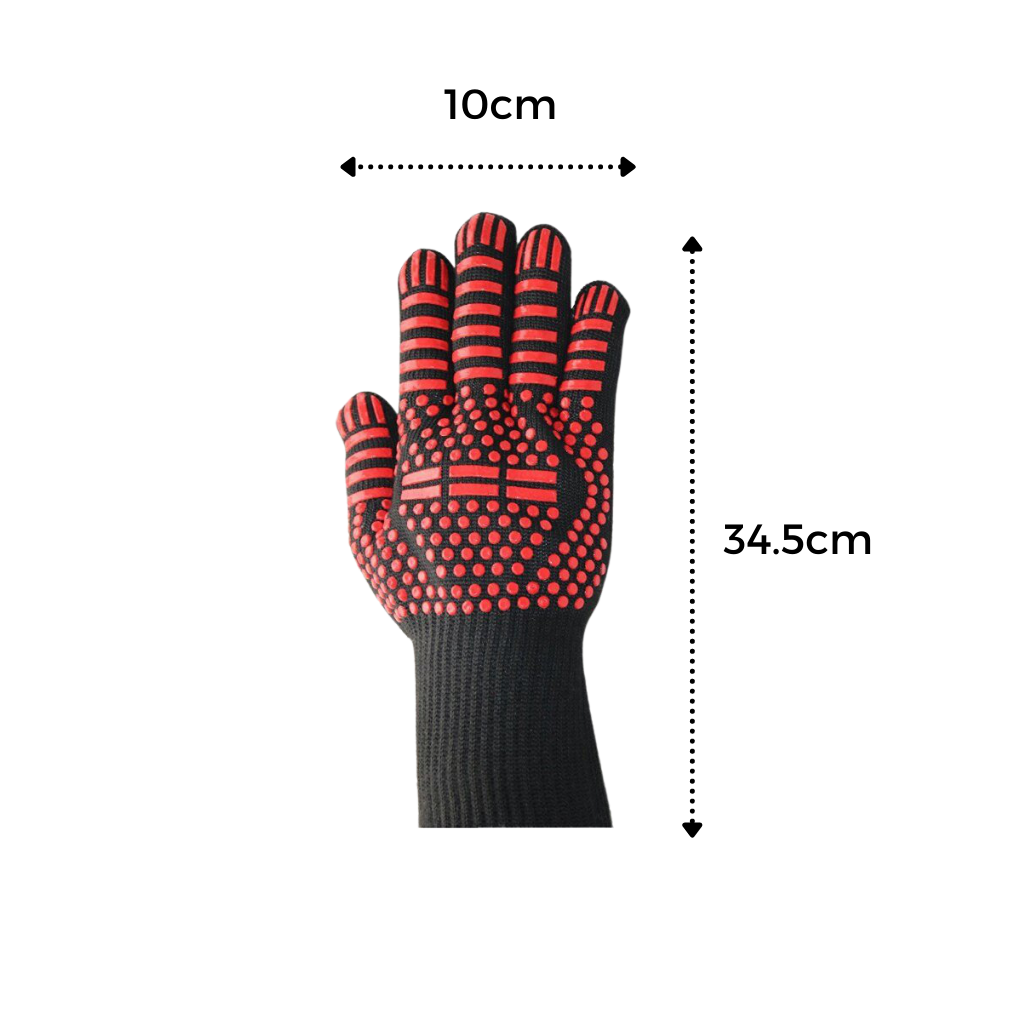 Varmebestandige Grillhandsker (1 par) - Ozerty