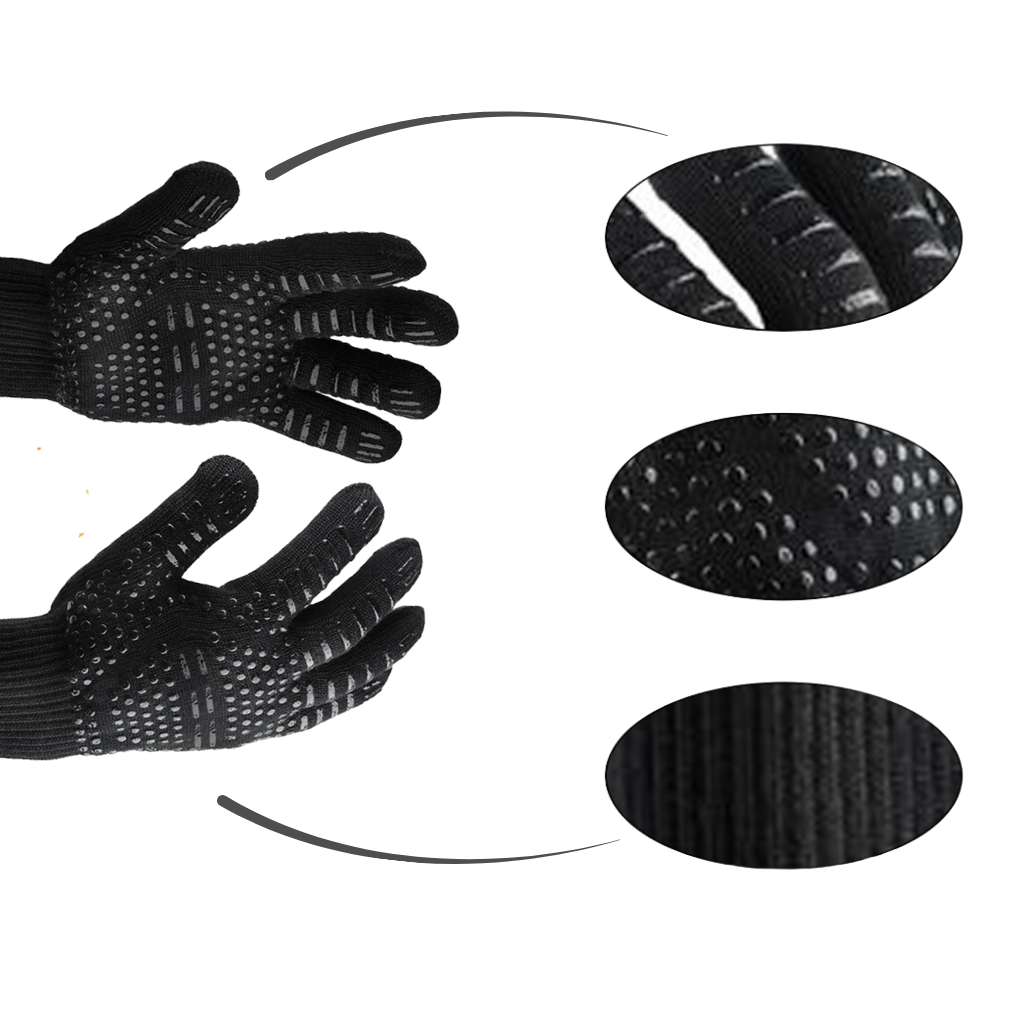 Varmebestandige Grillhandsker (1 par) - Ozerty