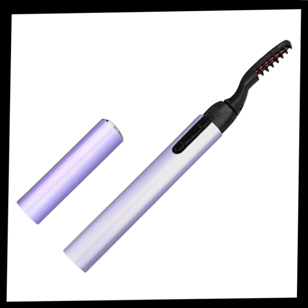 Opvarmet øjenvippebørste til krølning af øjenvipper - Ozerty