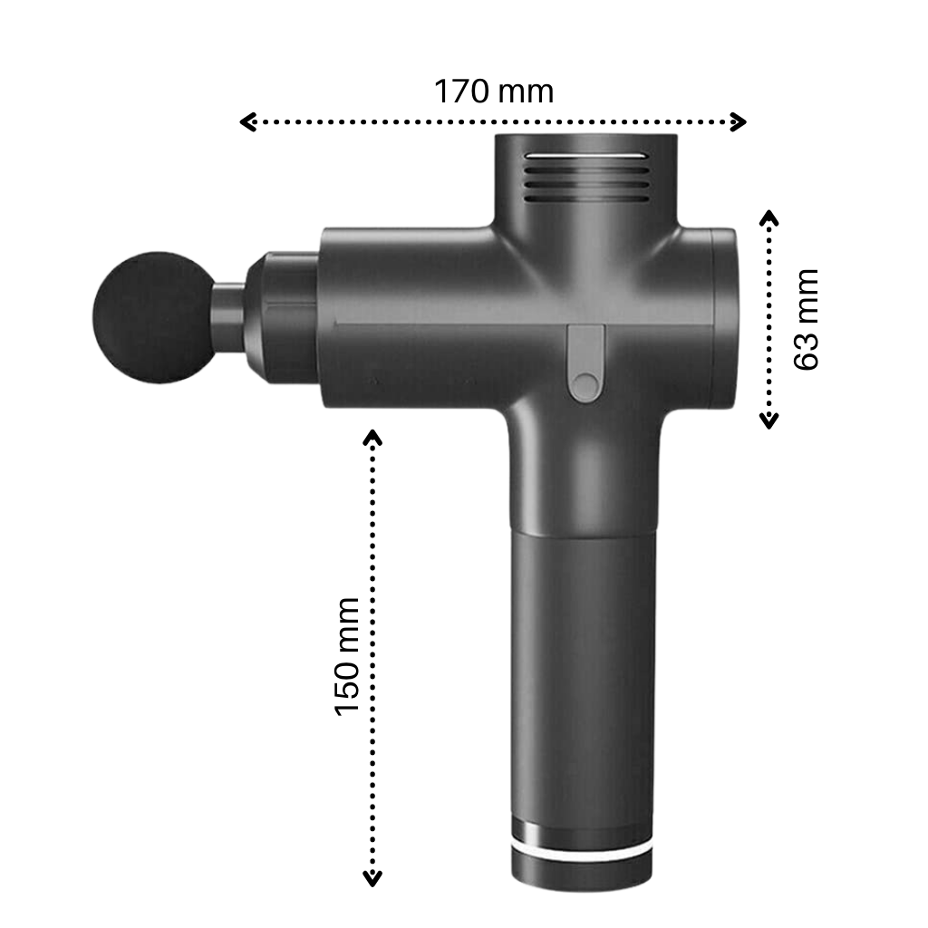 Massagepistol med Højhastigheds-vibrationer - Ozerty