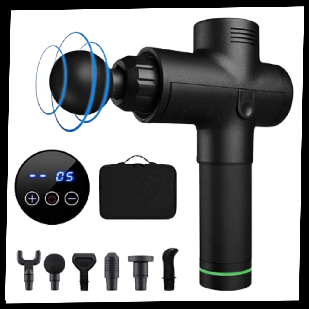 Massagepistol med Højhastigheds-vibrationer - Ozerty