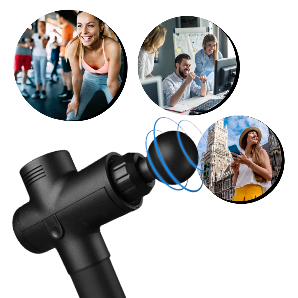 Massagepistol med Højhastigheds-vibrationer - Ozerty