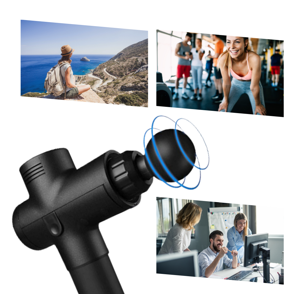 Massagepistol med Højhastigheds-vibrationer - Ozerty