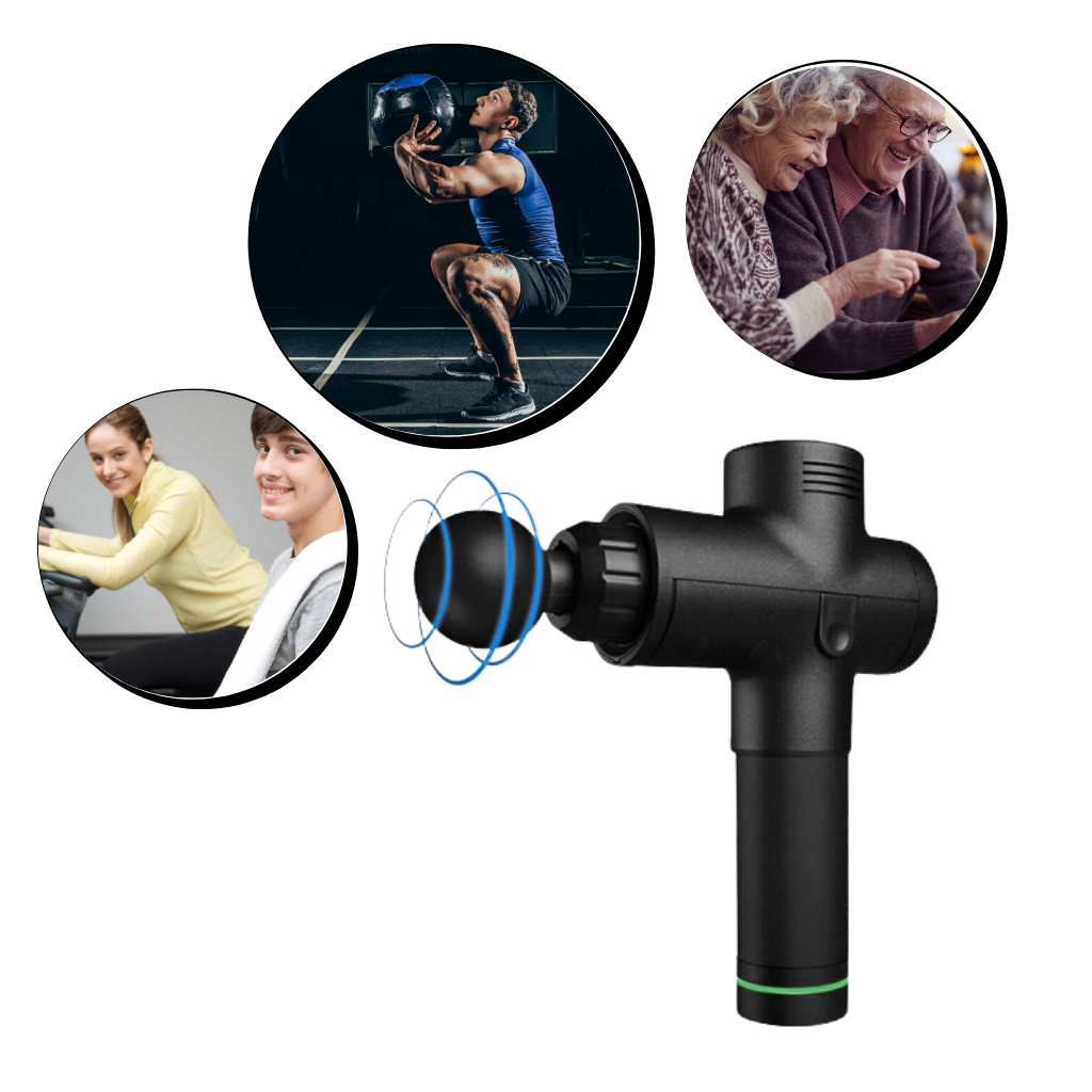 Massagepistol med Højhastigheds-vibrationer - Ozerty