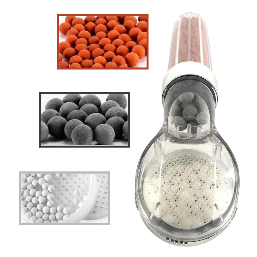 Ionisk brusehoved med højt tryk - Ozerty