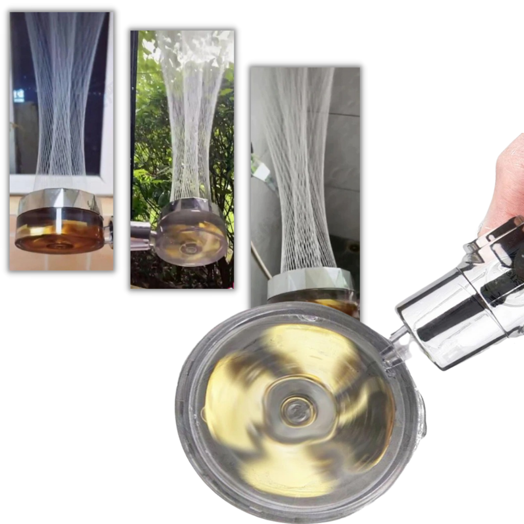 Brusehoved med roterende spiral med højt tryk - Ozerty