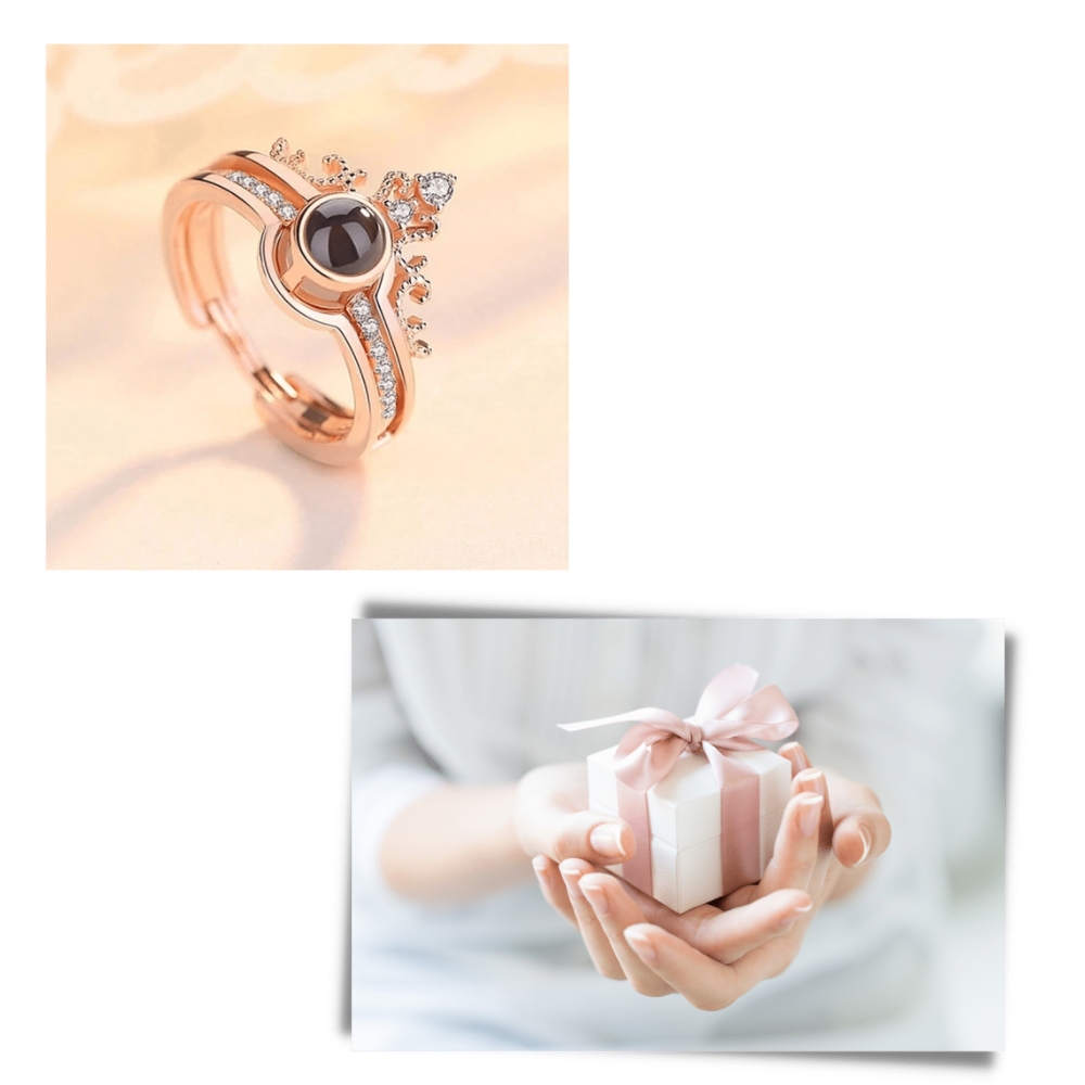 Ring med "Jeg elsker dig" på 100 sprog - Ozerty