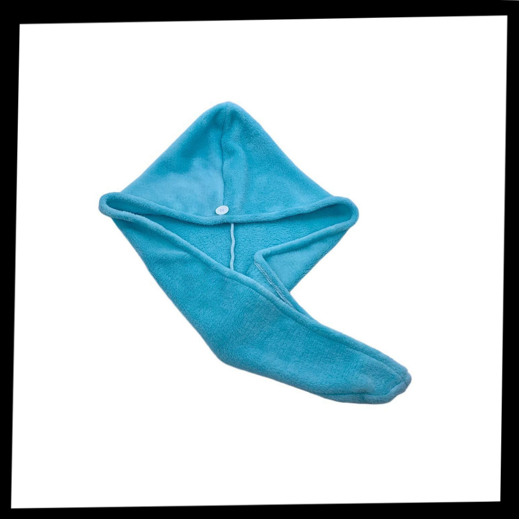 1 x Instant-dry hårhåndklæde - Ozerty