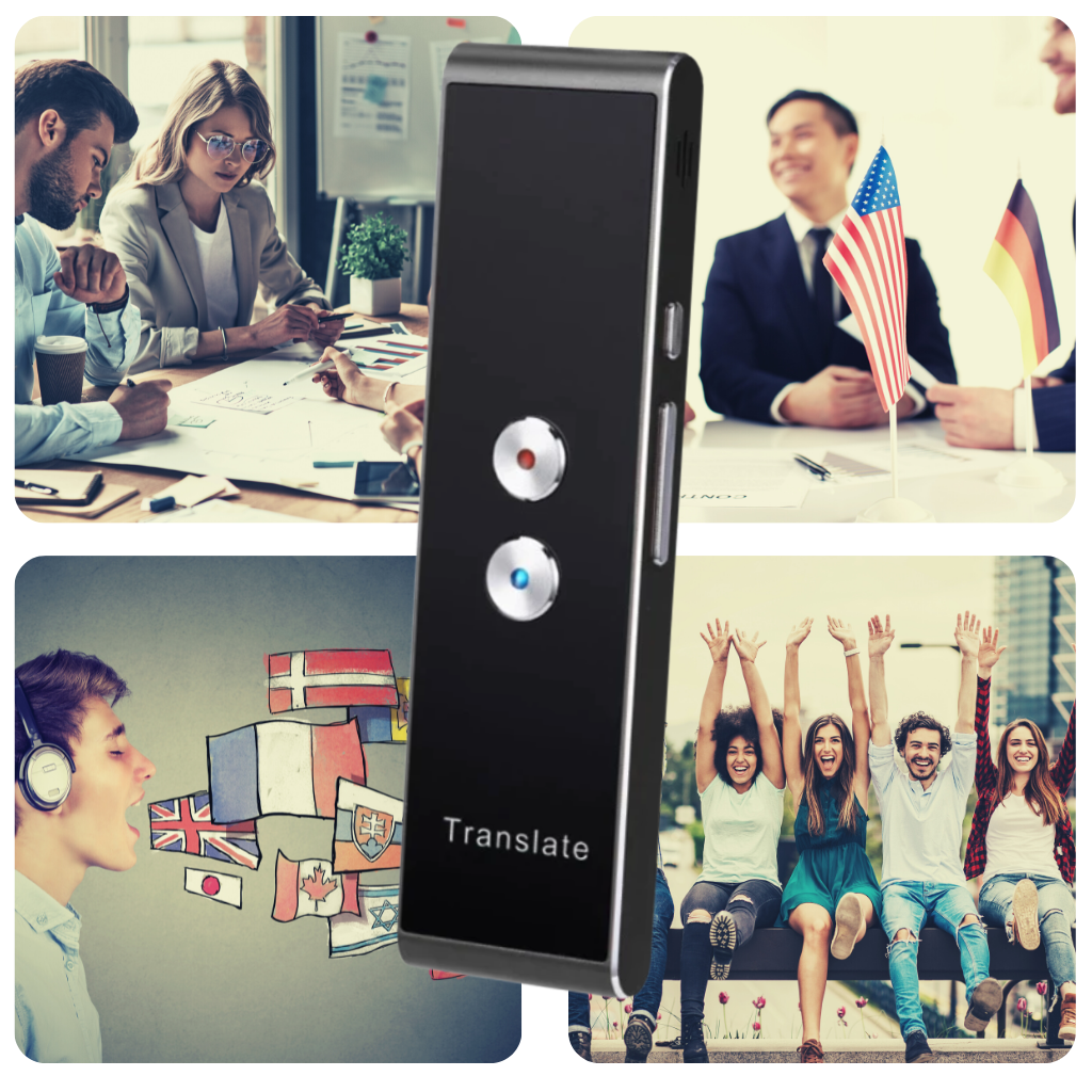 Transportabel sprog-oversætter til øjeblikkelig brug - Ozerty