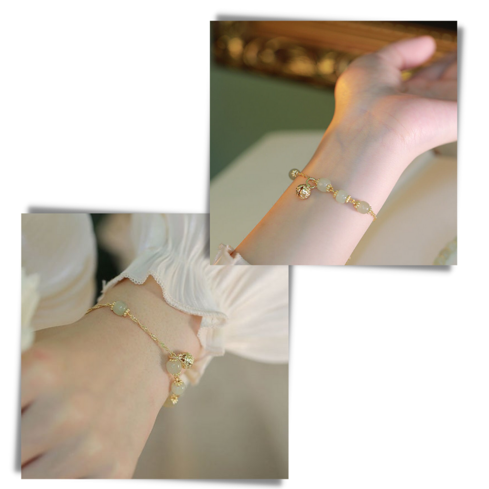 Hetisk jadeklokkearmbånd - Ozerty