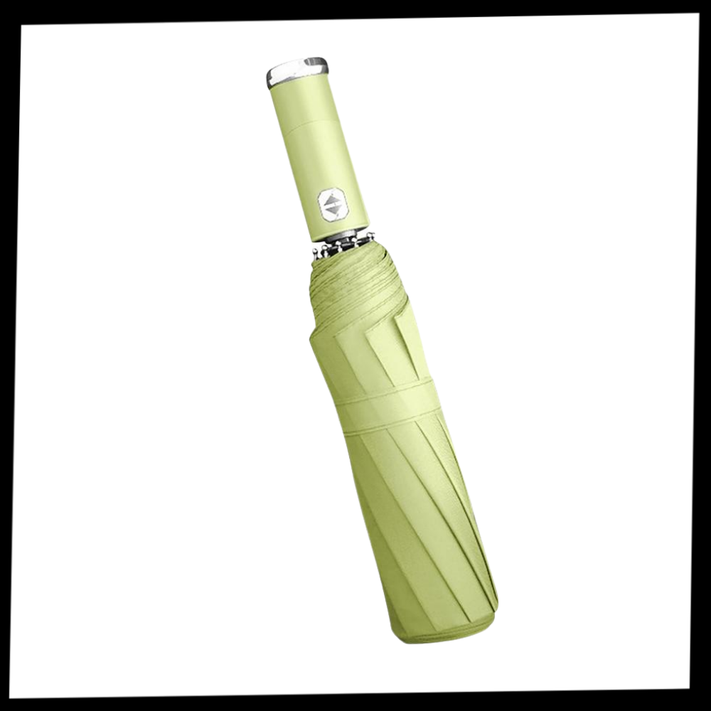 Vindtæt LED sol- og regnparaply - Ozerty