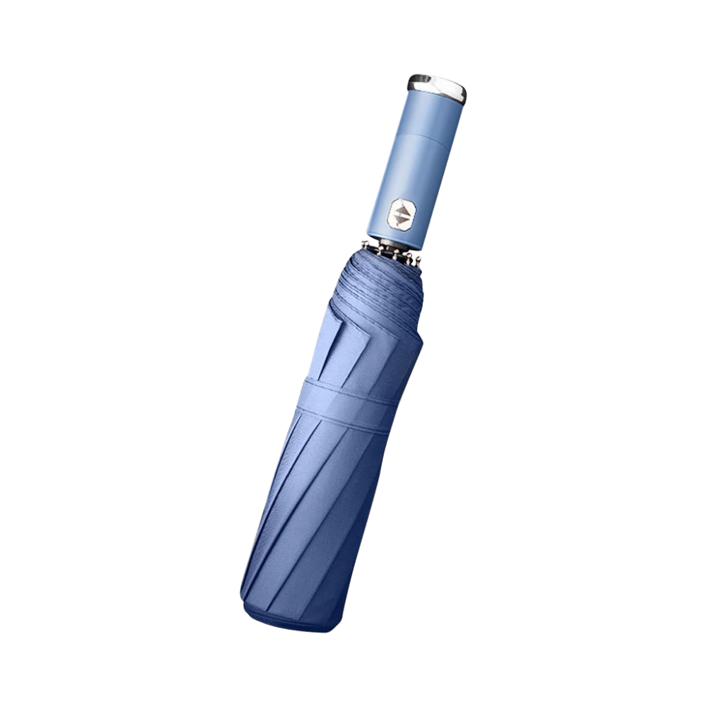 Vindtæt LED sol- og regnparaply