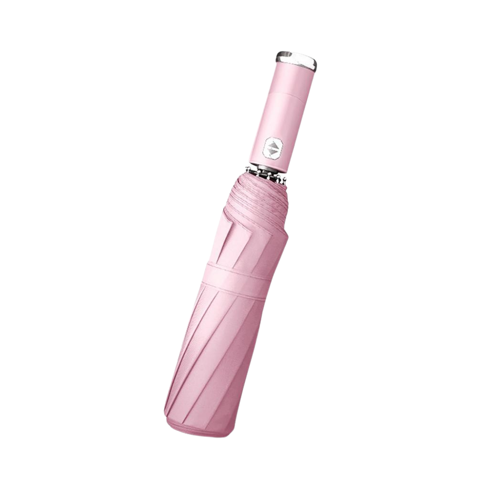 Vindtæt LED sol- og regnparaply