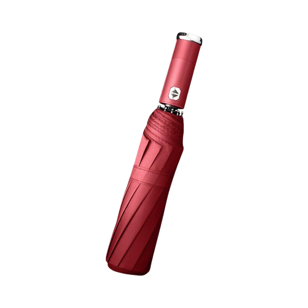 Vindtæt LED sol- og regnparaply