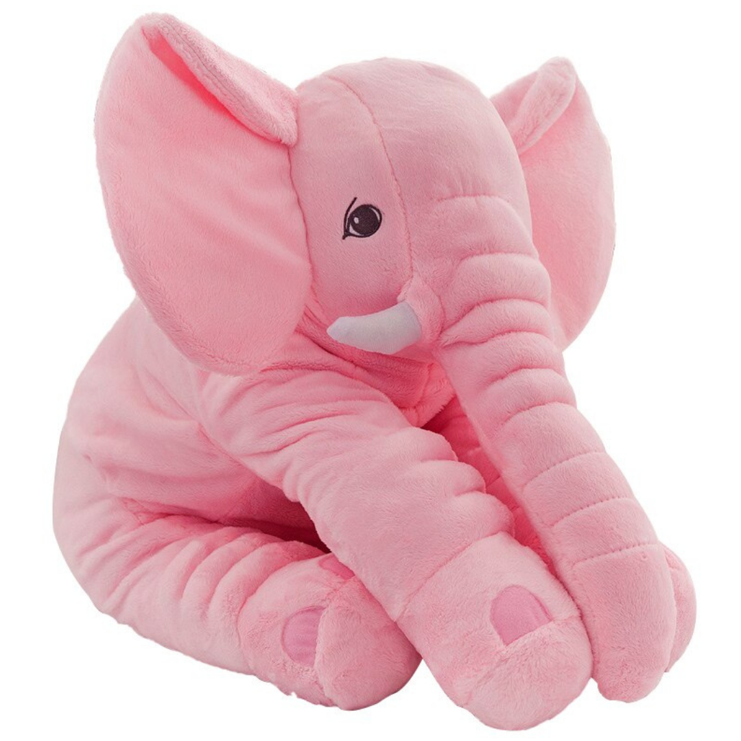 Stor baby elefant plys pude - Ozerty