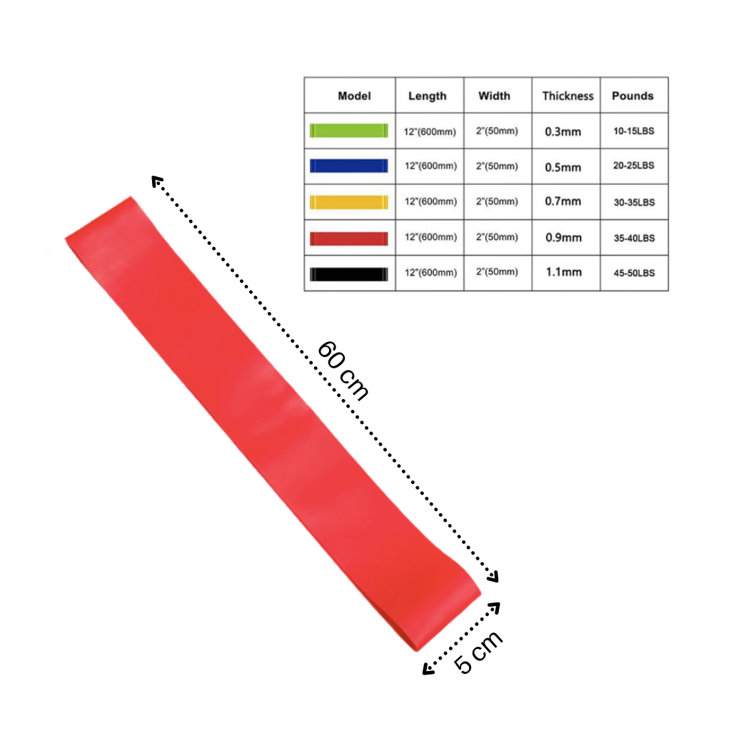 Latex Træningsbånd - Ozerty