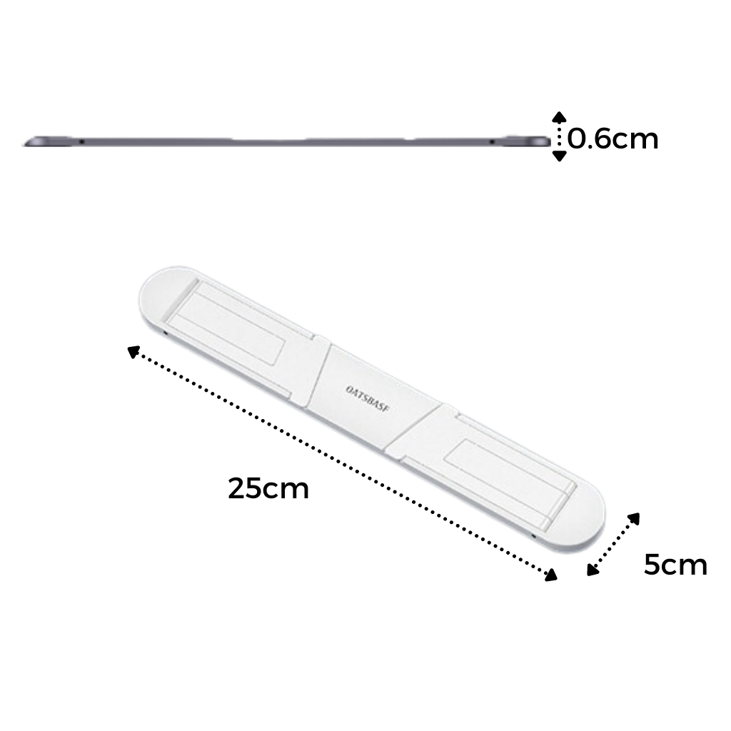 Letvægtig usynlig aluminiums bærbarholder - Ozerty