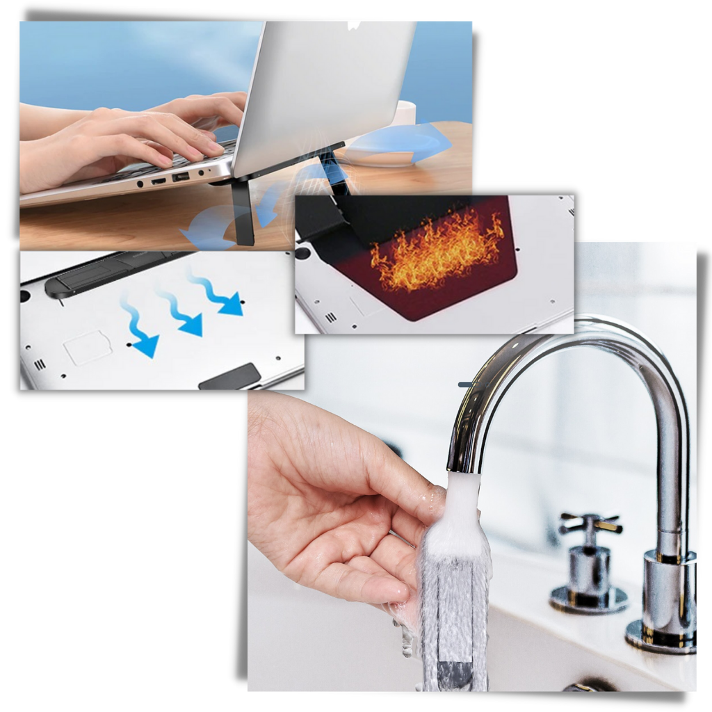 Letvægtig usynlig aluminiums bærbarholder - Ozerty