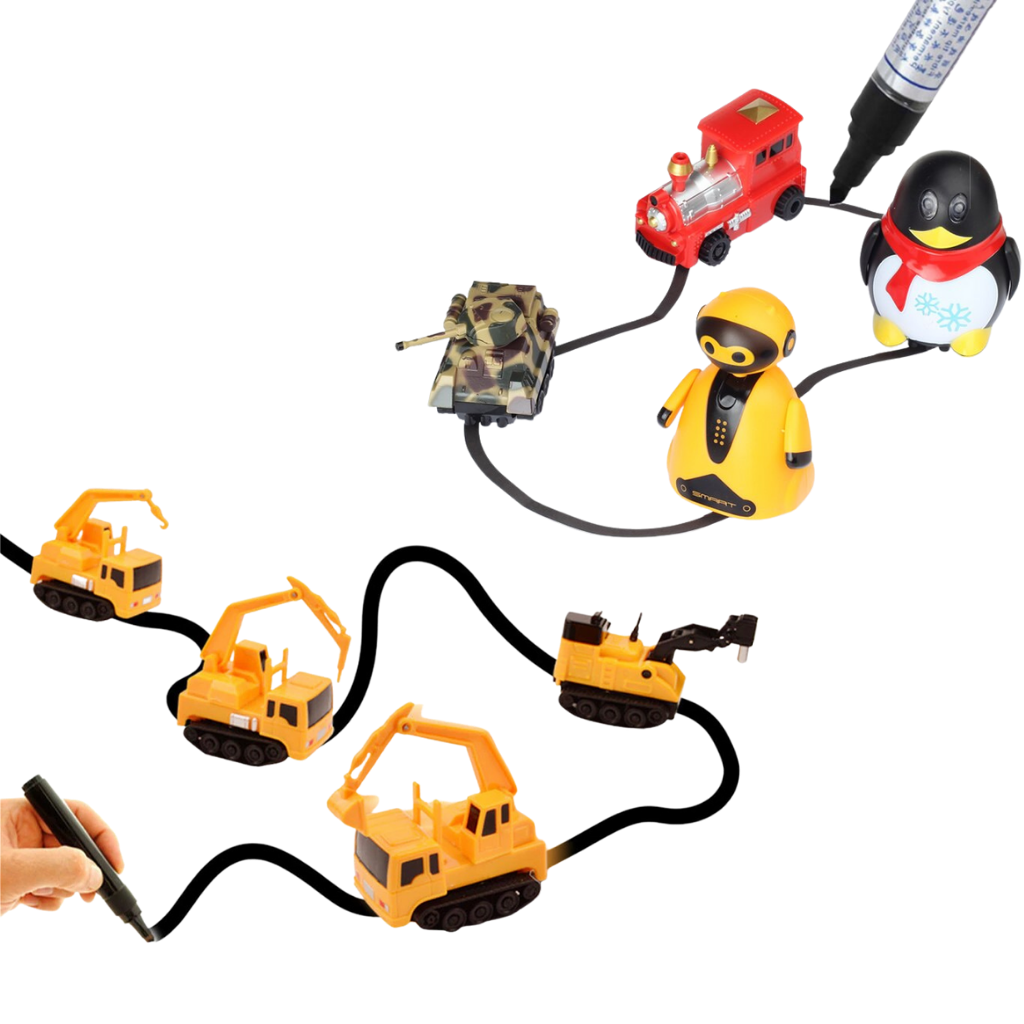 Magisk induktiv linje følgende robot - Ozerty