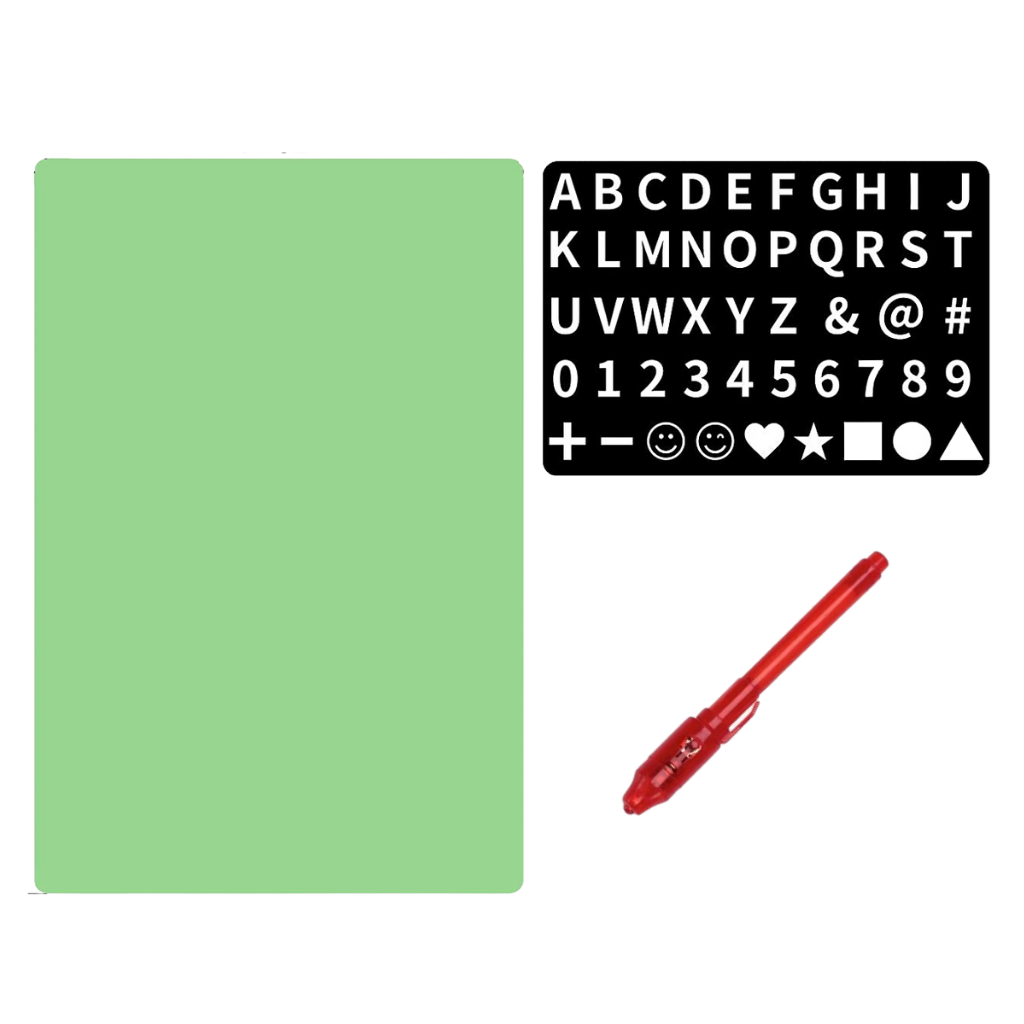 Magisk tegnebrætssæt med lys - Ozerty