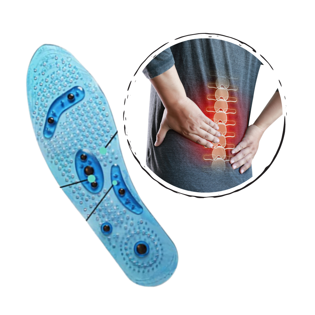 Magnetiske Fodmassage Indlægssåler - Ozerty