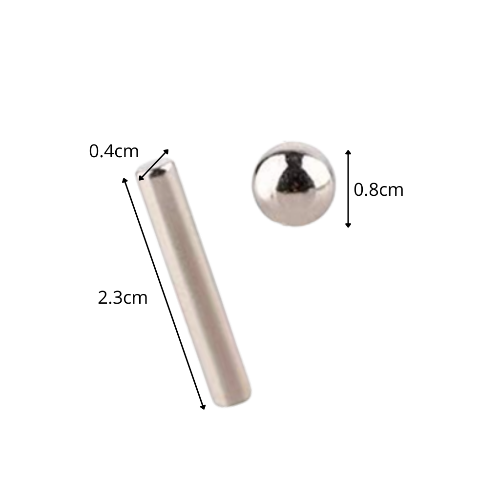 Magnetiske Byggepinde og Kugler - Ozerty