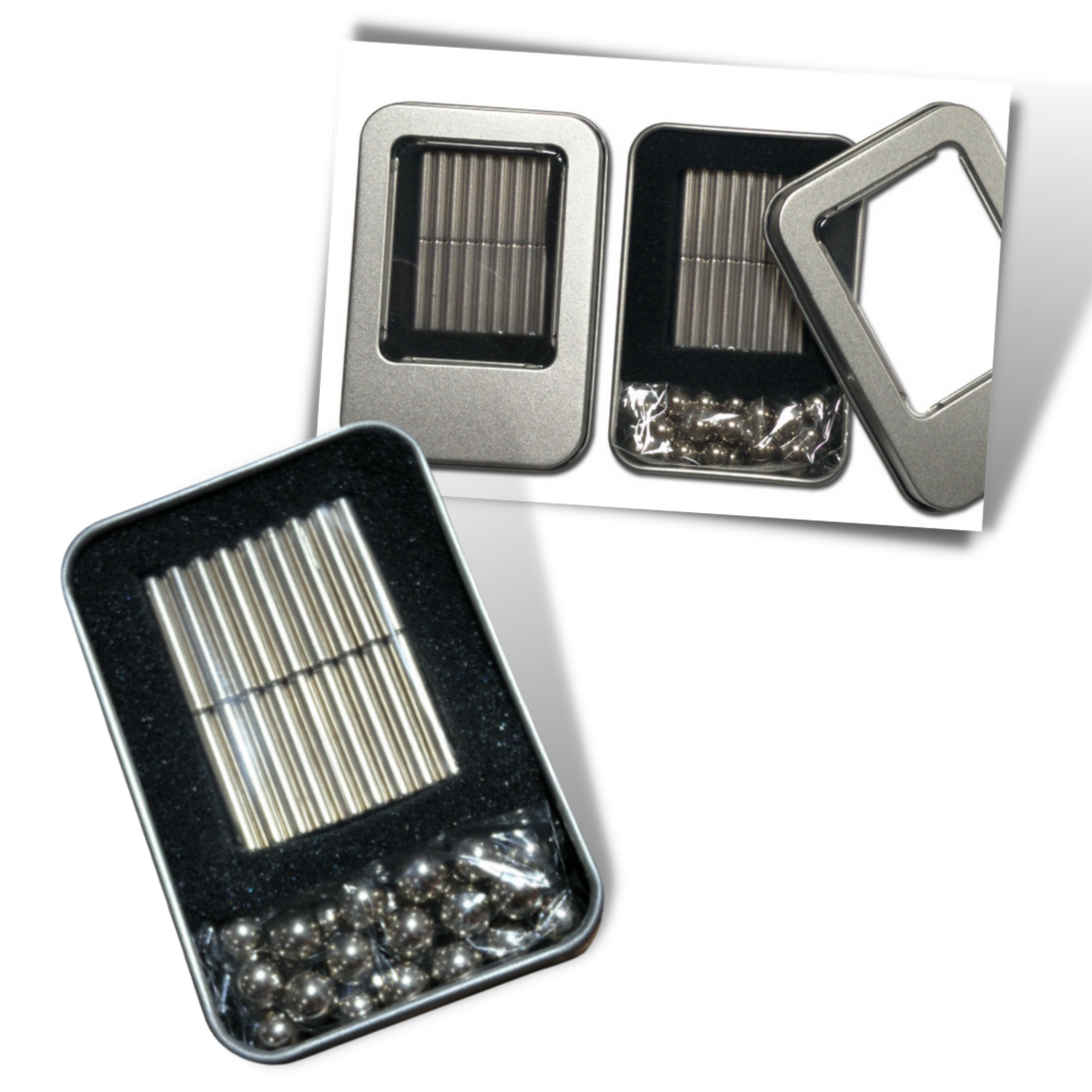 Magnetiske Byggepinde og Kugler - Ozerty